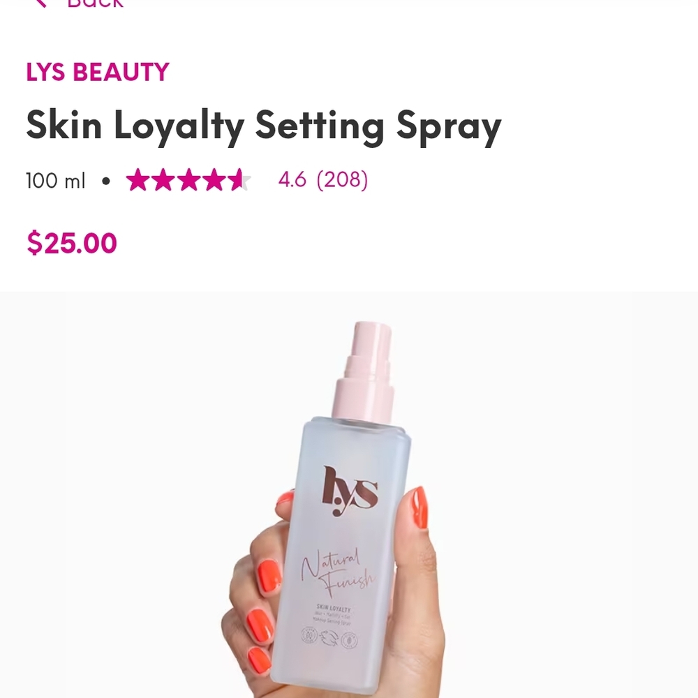 Pink Setting Spray Makeup Essential